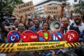 Après l’annonce de la suspension des réseaux sociaux au Gabon, mes réactions d'opposition fusent donc et dénoncent une mesure anticonstitutionnelle et disproportionnée. © GabonReview / Dall-E (IA)