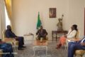 La Ligue des leaders des quartiers sous-intégrés a été reçue par le président de la Cour constitutionnelle. © D.R.