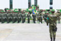 La présentation au drapeau du premier contingent du corps paramilitaire des Eaux et Forêts, le 25 mars 2026. © GabonReview