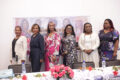 La Sénatrice Michèle Paula Mbumba Arondo-Nzamba (à droite) en compagnie des autres animatrices de la conférence-débat. © GabonReview