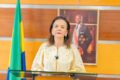 La ministre de la Santé, Pr Elsa Joséphine Ayo Nkana-Bivigou. © D.R.