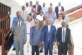 Les membres de la CNR et leurs alliés après la déclaration, le 7 mars 2026 à Libreville. © GabonReview