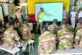 Les marins gabonais bénéficiant des séances intensives de renforcement des capacités à bord du Furor. © D.R.