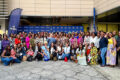 Le personnel féminin d’AGL Gabon et d’OCT au sortir de la conférence sur leur droit, le 13 mars 2026. © D.R.