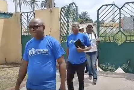 Des agents du RGPL dans le Woleu-Ntem. © GabonReview (capture d’écran)