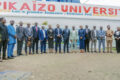 Photo de famille lors du lancement du programme de formation dédié aux secteur aérien. © Ogooué-info