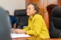 La ministre de la Santé, Pr Elsa Nkana Joséphine Ayo épouse Bivigou. © Com. ministère/Santé