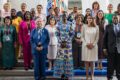 Les femmes dirigeantes parlementaires s'unissent pour l'égalité des sexes et la paix lors du 15e sommet des femmes présidents du Parlement à Genève. © UIP/Pierre Albouy
