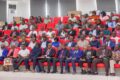 Une vue des leaders syndicaux, lors d'une rencontre avec la ministre du Travail, Jacqueline Bignoumba, en février 2026. © Communication gouvernementale