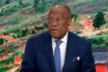 Le PRr Albert Ondo Ossa sur le plateau de TV5Monde. © Capture d'écran/TV5Monde