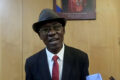 Emmanuel Ogandaga, président de l’Ordre des médecins au Gabon, le 12 avril 2026, au sortir de l’assemblée généale du même jour. © GabonReview