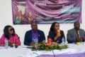 Les initiateurs de Glorima face à la presse, le 22 avril 2026 à Libreville. © GabonReview 