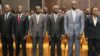 Quelques-uns des membres du gouvernement présents à la cérémonie de présentation de l'enquête. © GabonReview