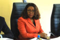 La ministre de la Fonction publique, Laurence Ndong. © D.R.