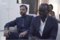 Des représentants de Neova Technologies, dont Amadou Diop, ancien directeur général de la Télédiffusion du Sénégal (TDS SA). © Capture d’écran/Gabon 1ère
