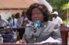 La ministre d’État à la Défense nationale, Brigitte Onkanowa, le 18 mai 2026, à Libreville. © D.R.