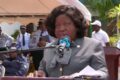 La ministre d’État à la Défense nationale, Brigitte Onkanowa, le 18 mai 2026, à Libreville. © D.R.