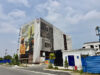 Le chantier du futur Museum of Modern and Ancient Arts, à la Baie des Rois, nouveau front de mer stratégique de Libreville. Le musée est attendu pour 2026. © GabonReview