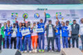 Photo de famille à l’issue du marathon avec les vainqueurs.  © GabonRevieW