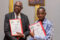 Le ministre Sosthène Nguema Nguema et le Dr Gabriel Kamga, le 15 mai 2025. © D.R.
Photo de famille à l’issue de la rencontre. © GabonReview