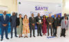 Le secrétaire général du ministère de la Santé, Alain Charles Rotimbo, et les acteurs du secteur, le 13 mai 2026. © GabonReview