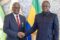 Le Prix Nobel de la paix 2018, le Pr Denis Mukwege, et Brice Clotaire Oligui Nguema, le 19 mai 2026, à Libreville. © Com. présidentielle