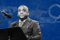 Roll Stéphane Ngomat, le candidat que le Gabon a choisi, puis retiré. © illustration IA / GabonReview