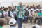 Séraphin Moundounga, le tout premier président de la CNDPC, lors d’une causerie politique sous les couleurs de l’UDB dans le 4e arrondissement de Libreville.  © GabonReview
