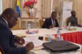 Un moment de la séance de travail à la Cour constitutionnelle (capture d'écran/IA) © GabonReview 