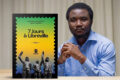 Une vue de la couverture du livre et l’auteur Bayuwa di-Mvuezolo (montage I.A). © GabonReview