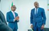 Mays Mouissi (à gauche) et Mark Alexandre Doumba, le 5 mai 2026. © Communication gouvernementale