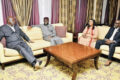 Le président de l’Assemblée nationale Michel Régis Onanga Ndiaye avec ses pairs. © D.R.