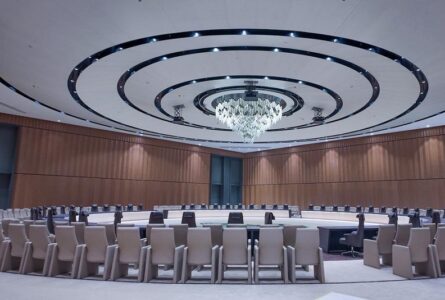 17e retraite de haut niveau sur la promotion de la paix, de la sécurité et de la stabilité en Afrique aura lieu au Palais des congrès de Libreville. © D.R.