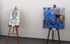 Une vue des tableaux exposés au cours du vernissage à l’ouverture de la deuxième édition de la Dizaine gabonaise, le 19 mai 2026 à Libreville. © GabonReview