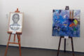 Une vue des tableaux exposés au cours du vernissage à l’ouverture de la deuxième édition de la Dizaine gabonaise, le 19 mai 2026 à Libreville. © GabonReview