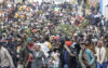 Lors d’une marche anti-migrants à Yeoville, Johannesburg, le 30 avril 2026. © AFP