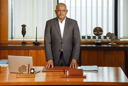 Alain-Claude Kouakoua, unique candidat à l'élection exceptionnelle du président de la Fédération des Entreprises du Gabon. © D.R.