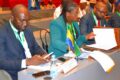 Le CESEC du Gabon y était représenté par une délégation conduite par son deuxième vice-président, Geoffroy Foumboula Libeka (au premier plan). ©  Com. CESEC Gabon