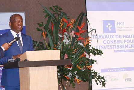 Le vice-président du gouvernement, Hermann Immongault ouvrant les travaux du HCI, le 4 juin 2026. © GabonReview