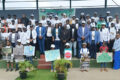 Les officiels et les participants lors de l’activité de la Semaine nationale de l’environnement, le 3 juin 2026 à Port-Gentil. © GabonReview