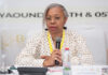 La présidente de la CSBA, Patricia Danielle Manon, lors de la clôture de la Conférence et Réunion annuelle, le 5 juin 2026, à Yaoundé. © D.R.