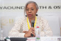 La présidente de la CSBA, Patricia Danielle Manon, lors de la clôture de la Conférence et Réunion annuelle, le 5 juin 2026, à Yaoundé. © D.R.