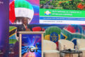 Le ministre de l’Accès universel à l’eau et à l’énergie, Philippe Tonangoye, présentant le plan énergétique 2026-2035 du Gabon. © D.R.
