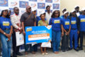 Photo de famille à l’issue de la remise de lots pour le jeu de Gabon Telecom « Moov Quiz », le 19 juin 2026. © GabonReviewc