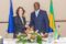L’ambassadrice de l’Union européenne au Gabon, Cécile Abadie, et le vice-président du gouvernement gabonais, le 8 juin 2026, à l’occasion de l’ouverture du Dialogue de partenariat Gabon–Union européenne, organisé à Libreville. © D.R.