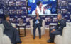 Les autorités gouvernementales lors de la cérémonie de lancement de «L’Atelier du Gabon».  © D.R.