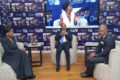 Les autorités gouvernementales lors de la cérémonie de lancement de «L’Atelier du Gabon».  © D.R.