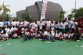 ‎Photo de famille à l'issue de la journée sportive, le 17 juin 2026 à Libreville. © GabonReview