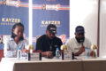 Les organisateurs face à la presse, le 6 juin 2026 à Akanda. © GabonReview