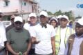 Le ministre de l'Environnement, Maurice Ntossui Allogo, sur le terrain, le 5 juin 2026, à Libreville. © Capture d'écran/Gabon 1ère